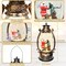 Black Santa Christmas Snow Globes Lantern with 8 Musics Lighted & Timer Glitters USB/Battery Operated African American Christmas Decorations Snowglobe Home Decor for Kid Adult